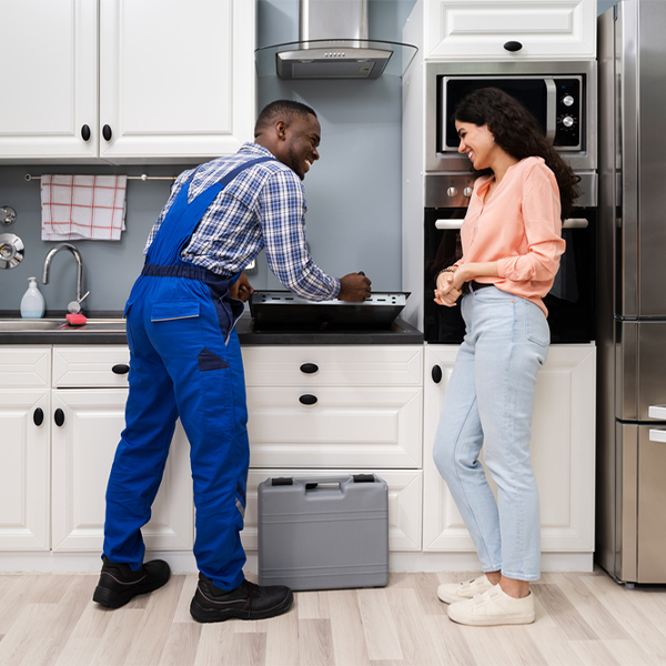 can you provide an estimate for cooktop repair before beginning any work in Bazine